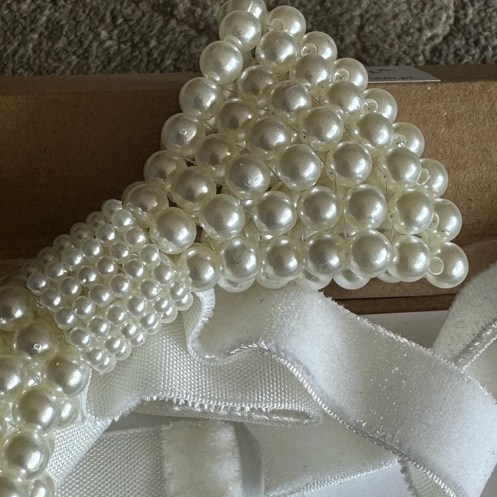 Handmade Pearl BowTie
